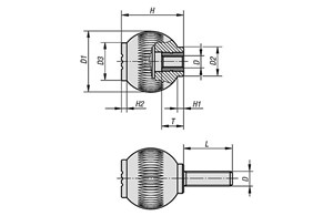 Griffkugeln Biopolymer